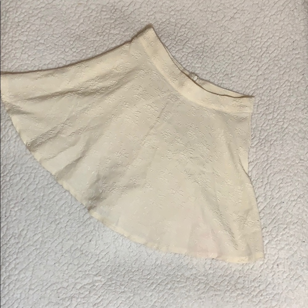 BOGO 50% OFF Forever 21 Floral Cream Skater Skirt
